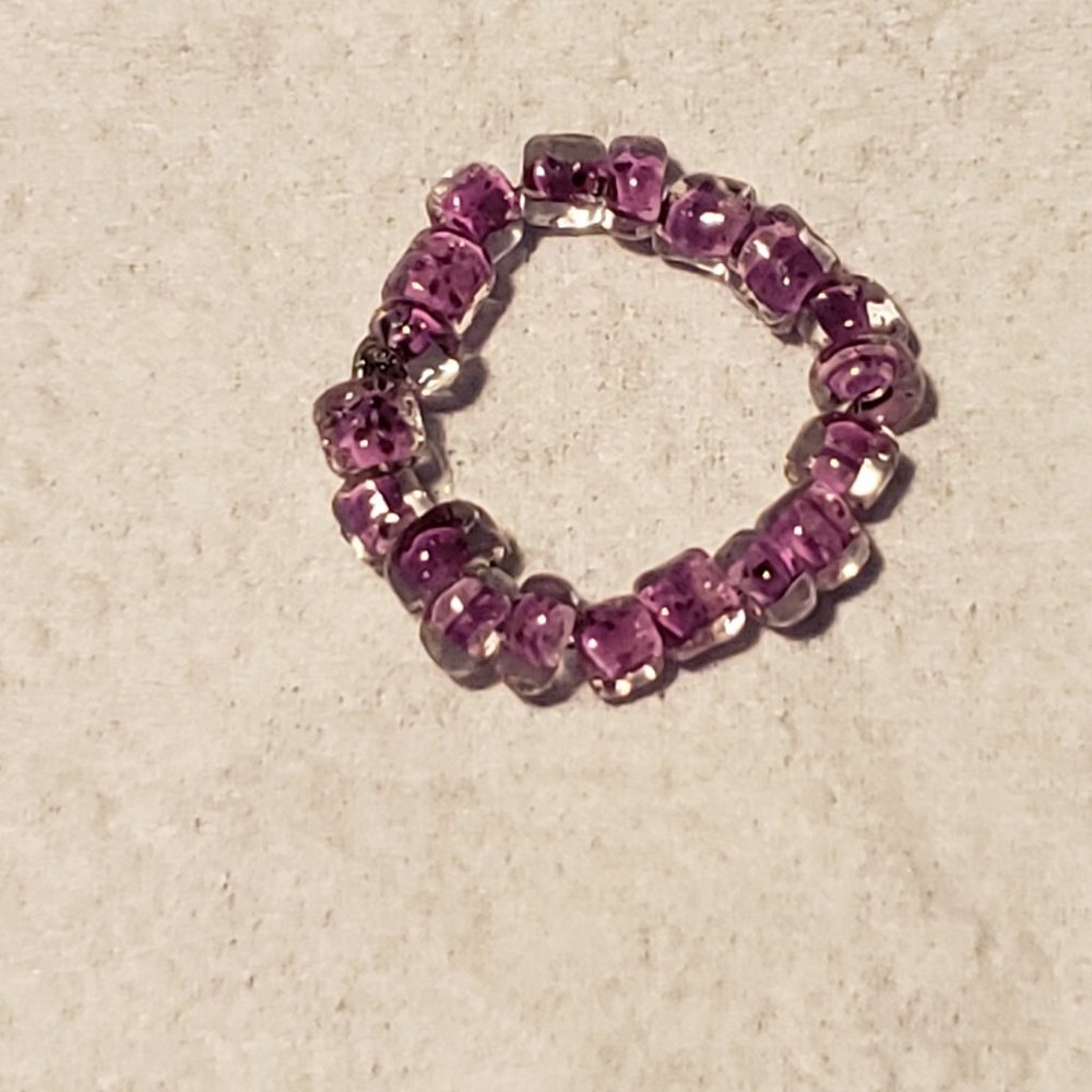 Handmade Ring Purple